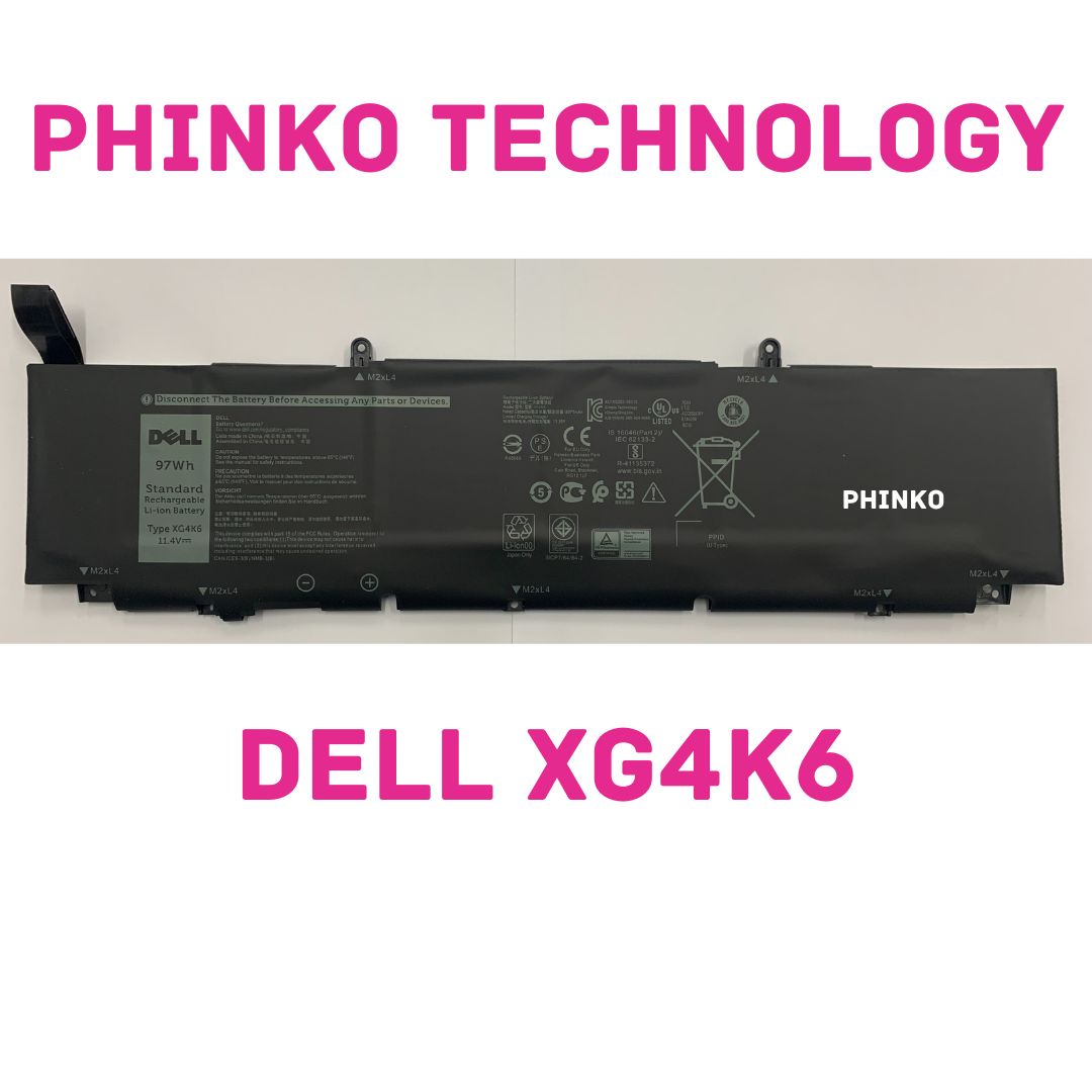 XG4K6 battery for DELL XPS 17 9700 Precision 5750 5760 5770 F8CPG 01RR3 3324J