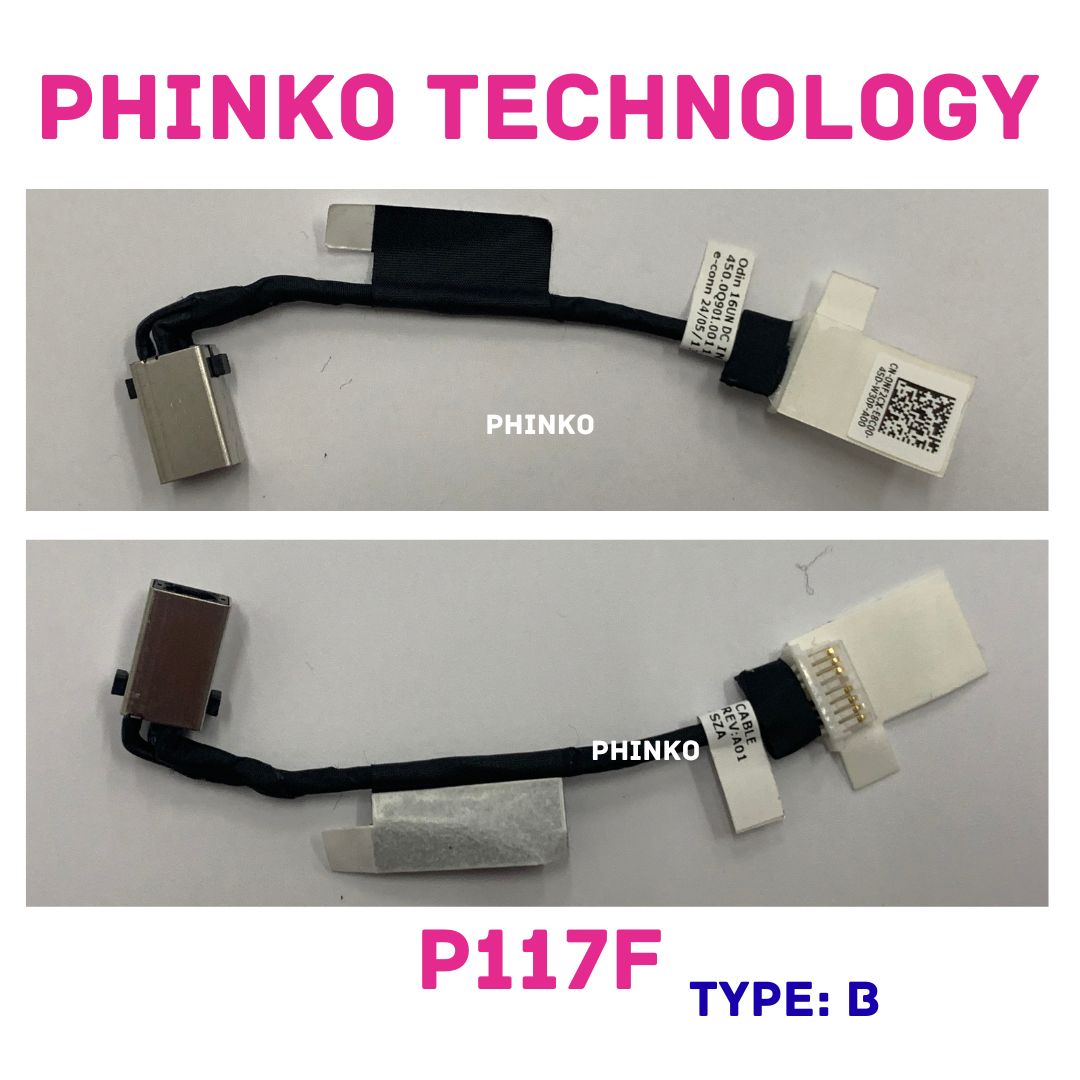 DC Power Jack Dell Inspiron 16 Plus 7620 16-7620 P117F003 P117F004 TYPE : B