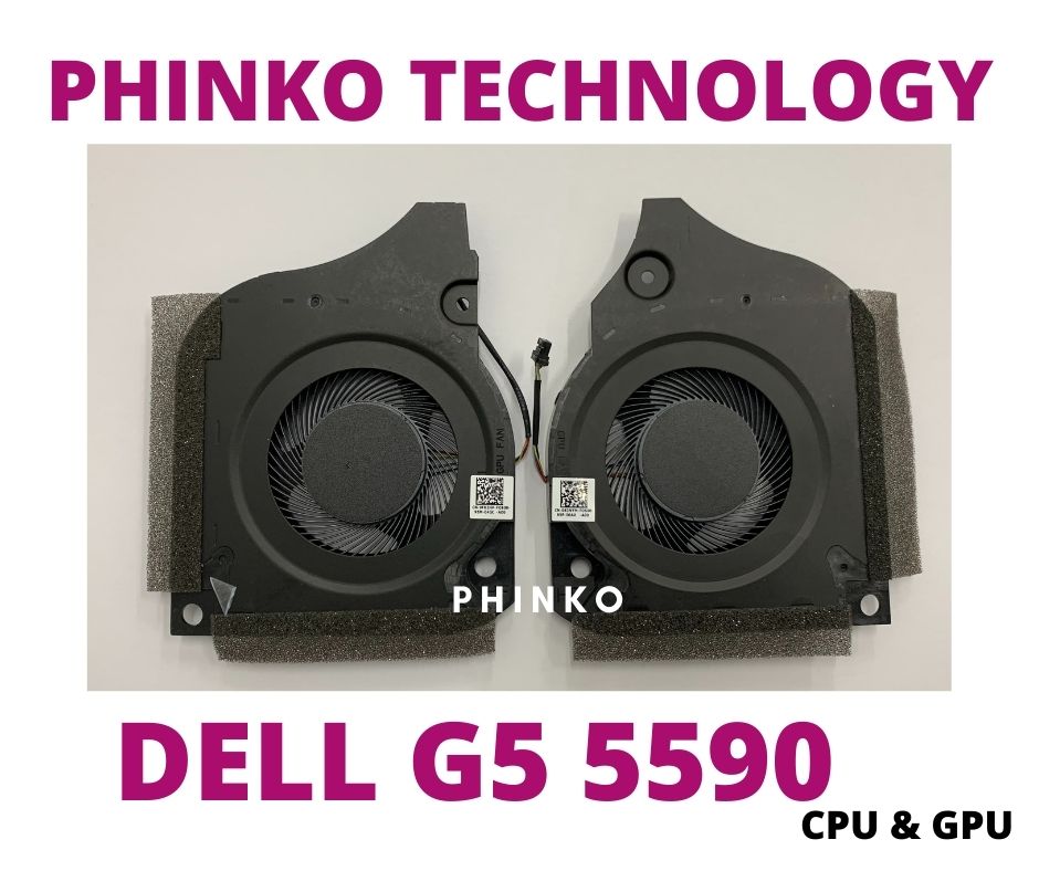 CPU + GPU Cooling Fan Dell G5 15 5590 G7 7790 7590 P82F 006KT2 06KT2 09THTN 5V