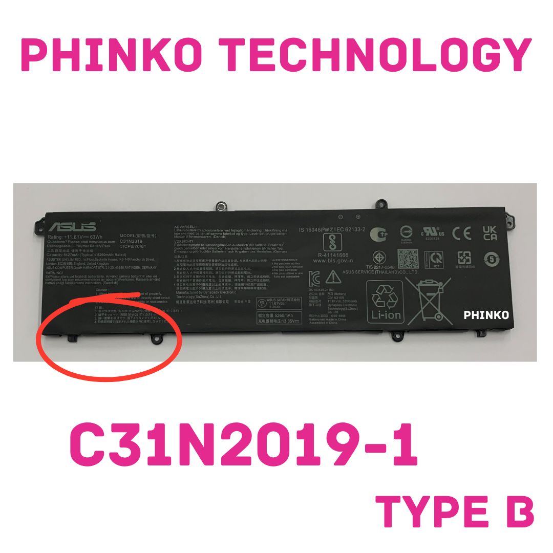 NEW C31N2019 C31N2019-1 OEM Battery for Asus K3400PA M3401QC M3500QC M7400QE (B)