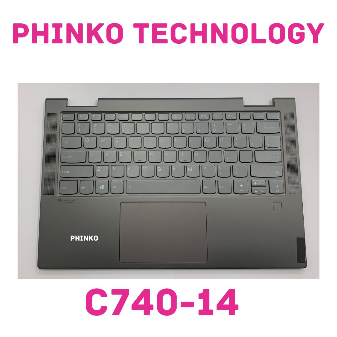 NEW For Lenovo Yoga C740-14 C740-14IML US keyboard Upper Palmrest Case
