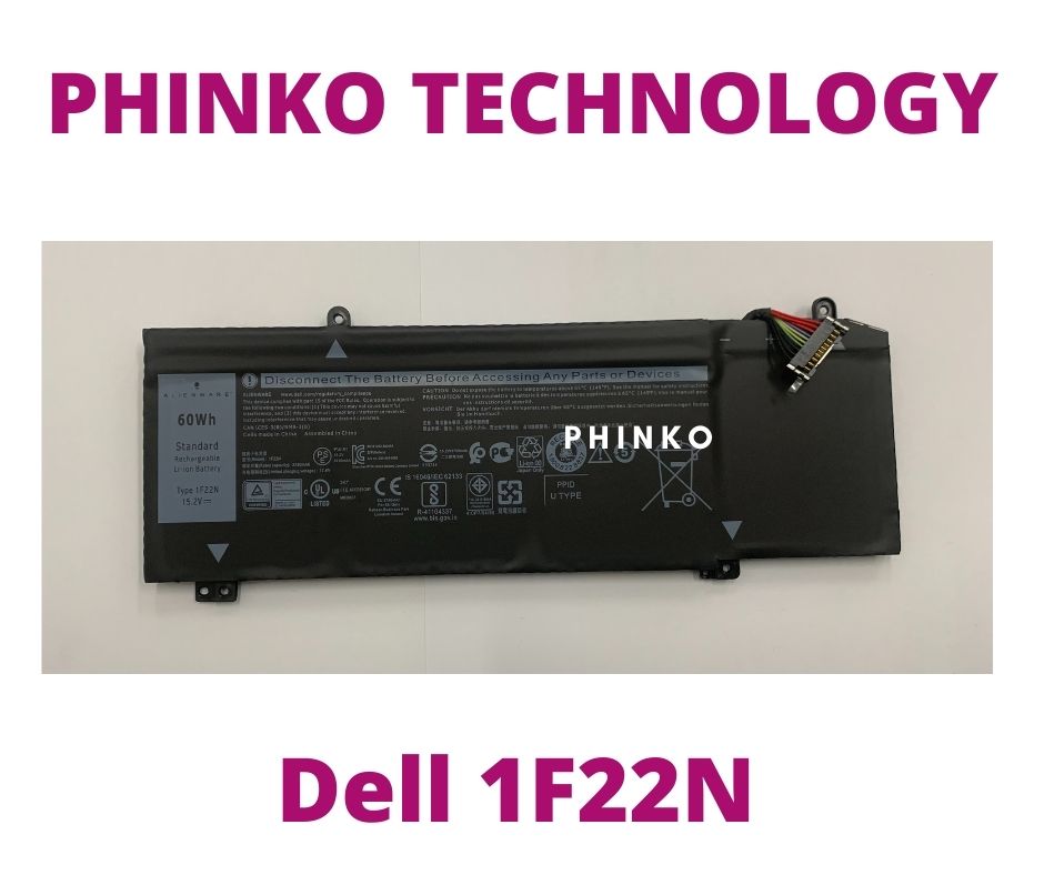 Battery DELL 1F22N JJPFK BATTERY FOR DELL G5-5590 7590 ALIENWARE M15 M17 15.2V 60WH