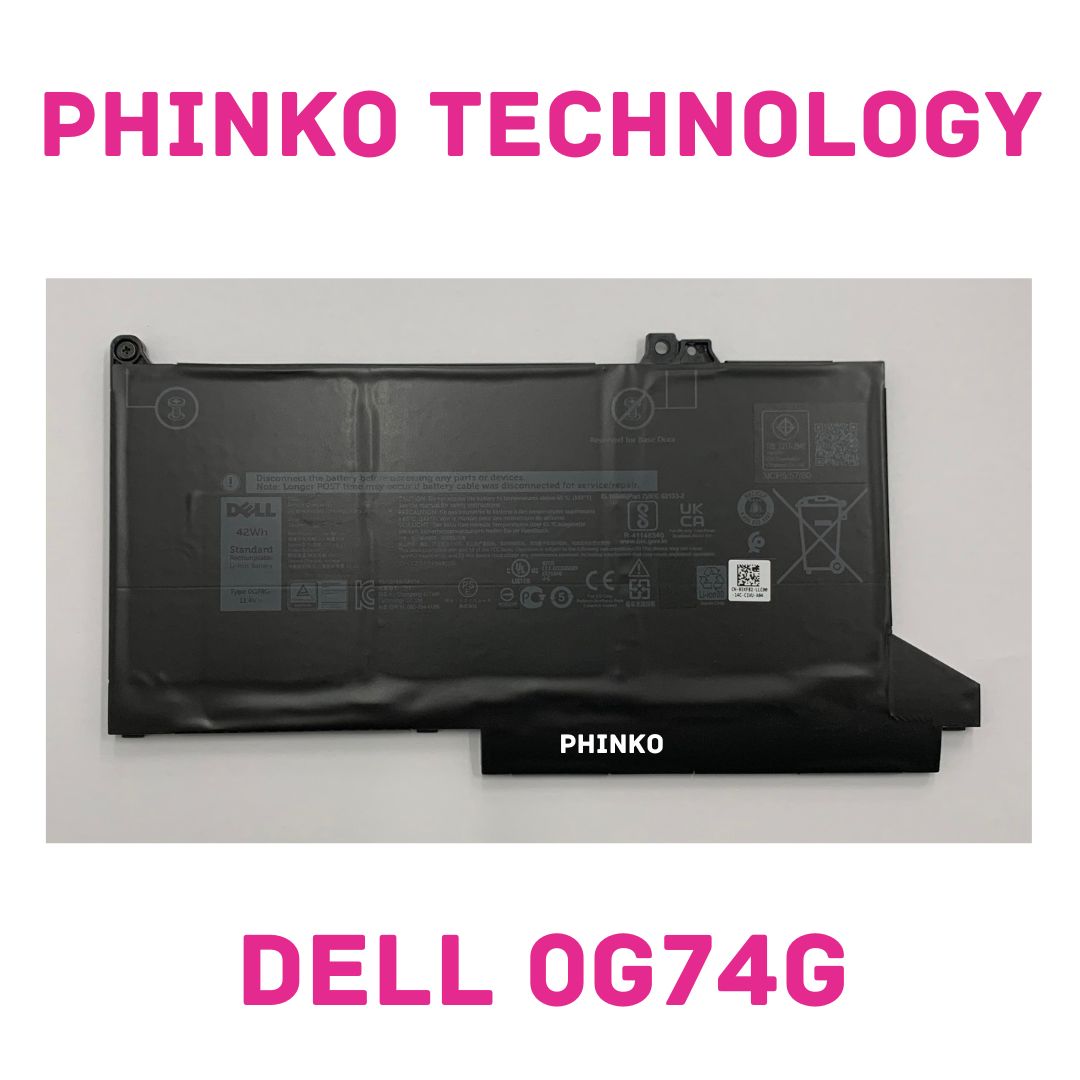 New Battery 0G74G for Dell Latitude 7280 7290 7380 7390 7480 7490 31CP5/57/79