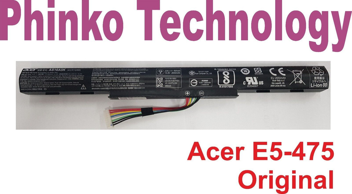 Original Genuine Battery Acer Aspire F5-573 F5-573G F5-573T AS16A5K