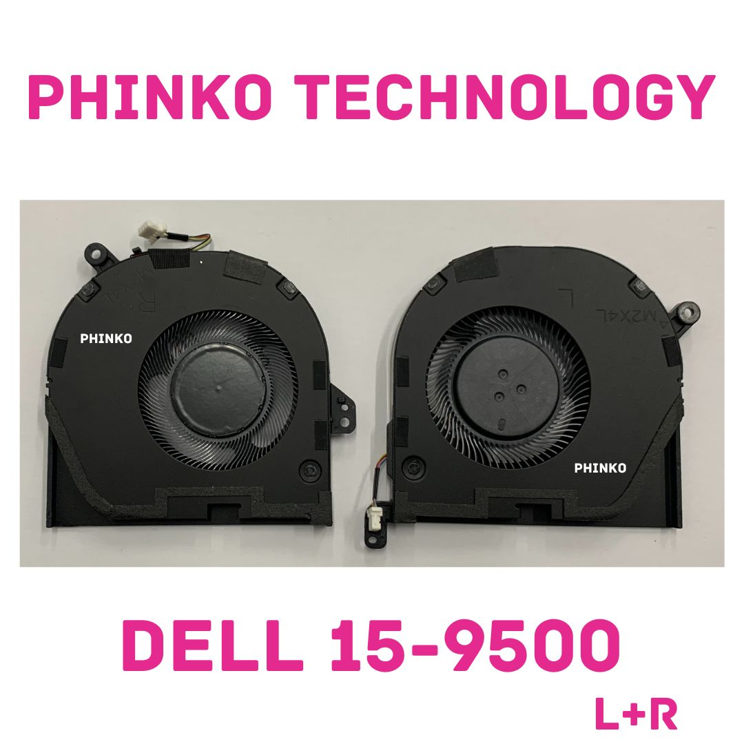 NEW Genuine CPU GPU Cooling Fan For Dell XPS 15-9500 P91F001 15-9510 P91F002
