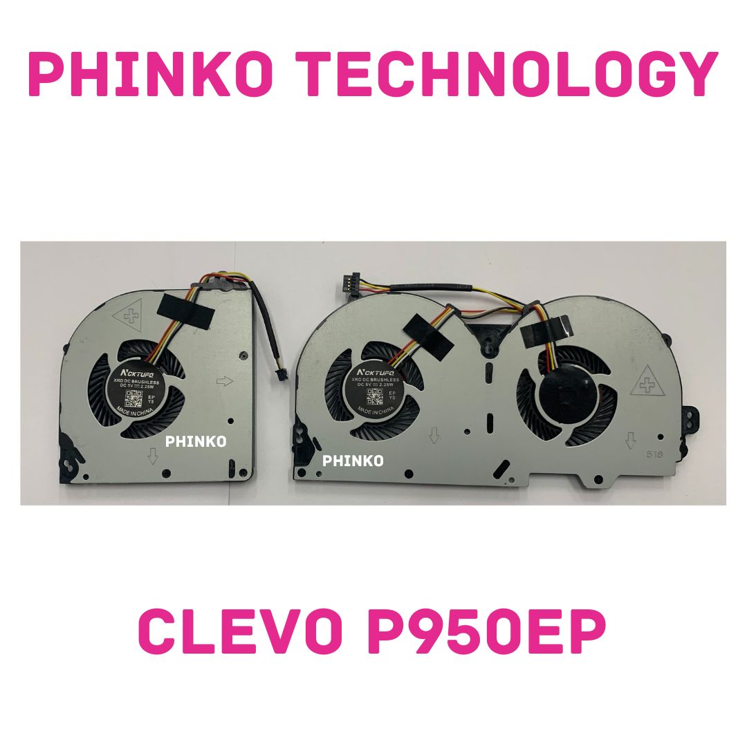 NEW Fan CPU+GPU Cooling for Metabox /Clevo P950EP P950ER P950HP P950HR P970EF