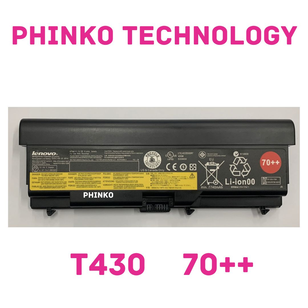 70++ Battery Lenovo ThinkPad T430 T420 L410 L510 W530 45N1007 0A36303