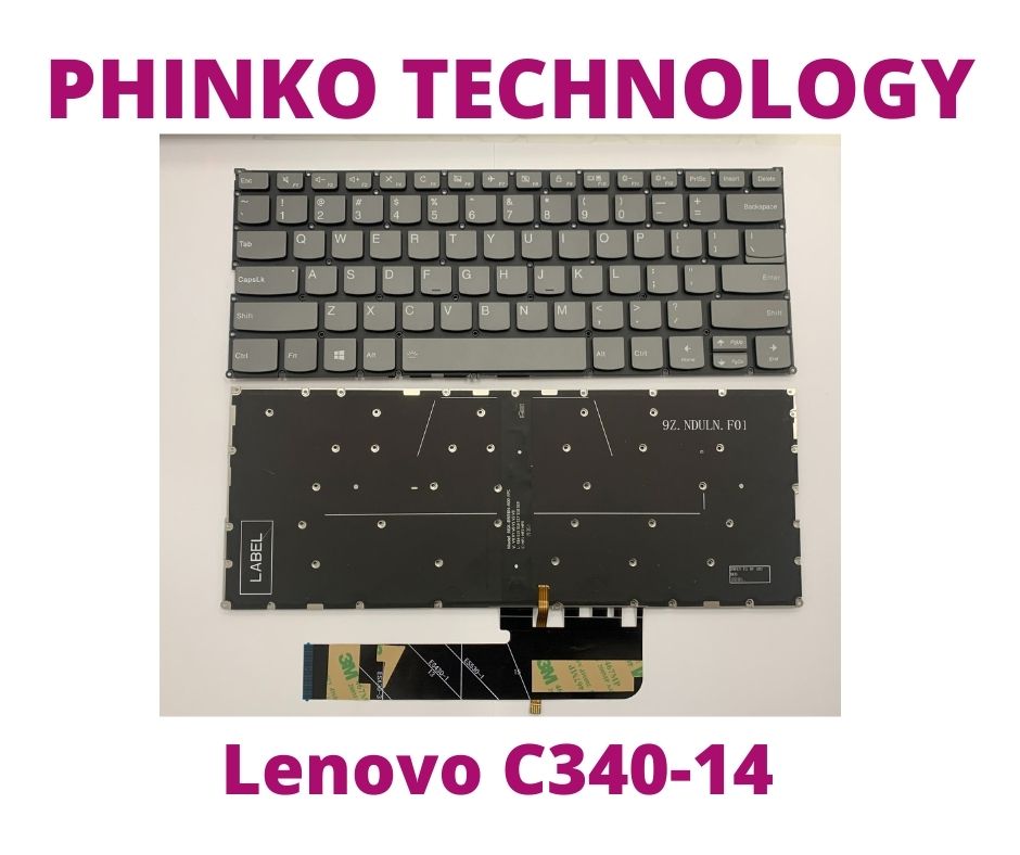 NEW Keyboard for Lenovo Ideapad C340-14 Yoga 530-14 w/ Backlight
