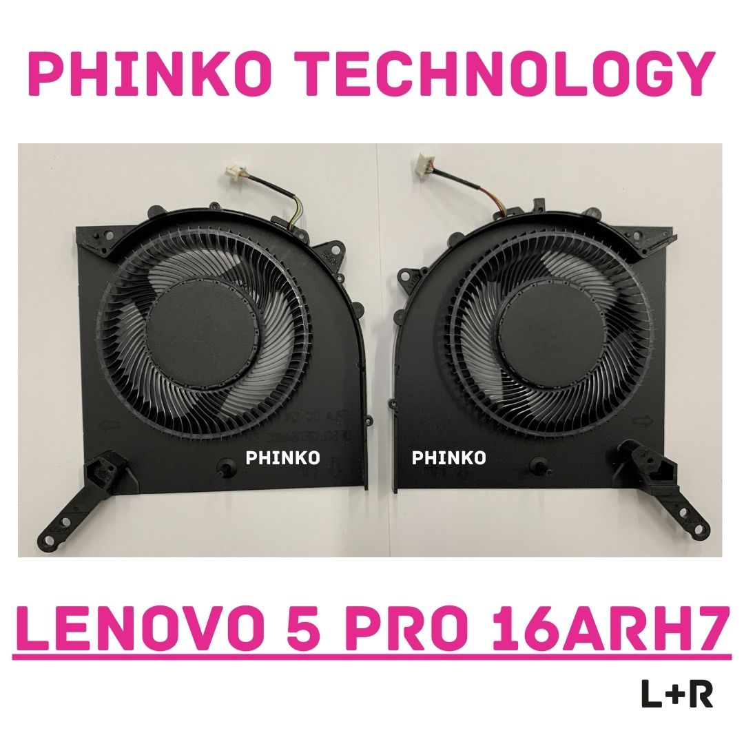 CPU GPU Cooling Fan Lenovo Legion 5 Pro 16ARH7 16ARH7H 16IAH7 16IAH7H L+R 12v