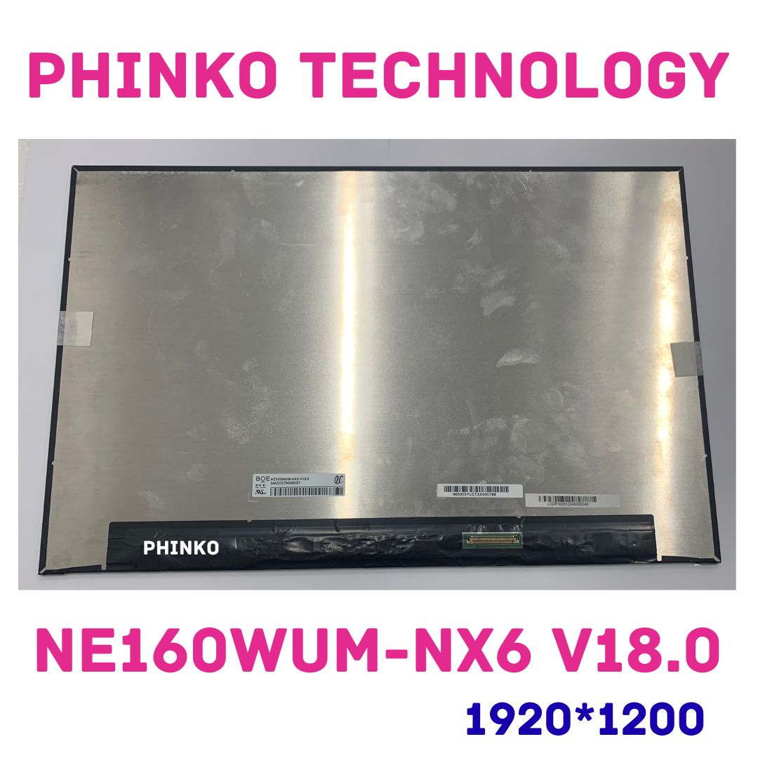 NE160WUM-NX6 V18.0 16" 1920x1200 Matrix LCD Screen 40 Pins IPS New Replacement