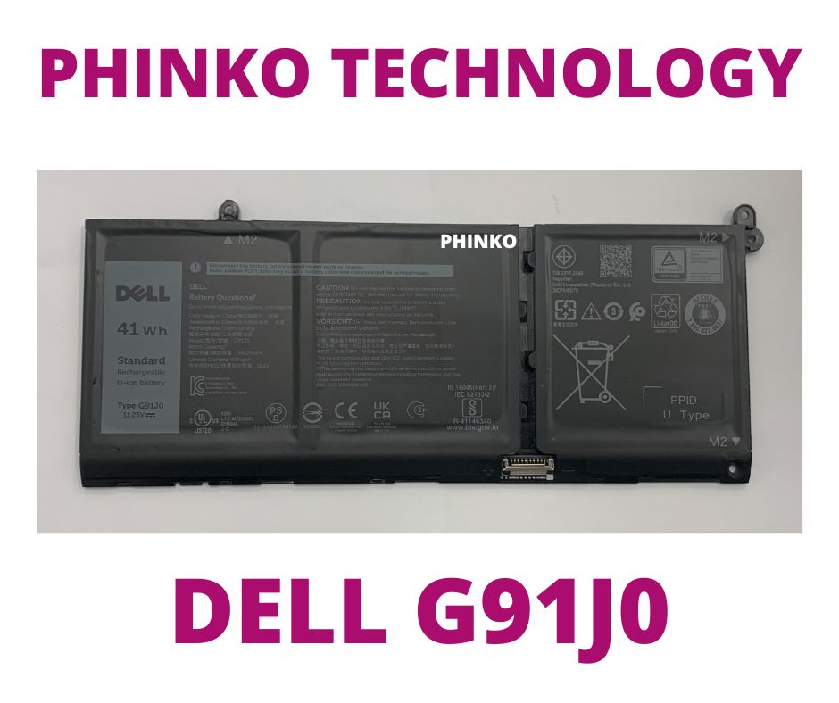 New G91J0 MGCM5 41Wh Laptop Battery for Dell Latitude 3320 3420 3520 P144G002
