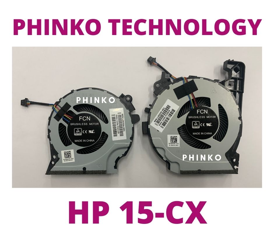 HP Pavilion 15-CN 15-CX 15-CX0060TX CPU Fan L20335-001 & GPU fan L20334-001