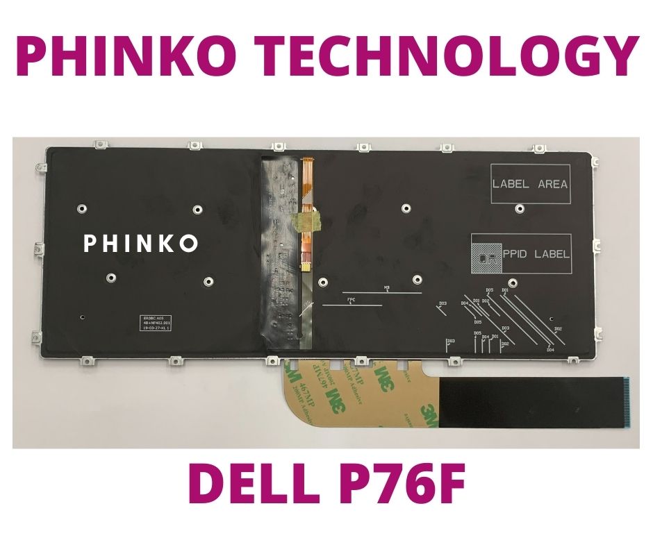 Keyboard for Dell Inspiron P76F P76F001 P77F P77F001 - US English