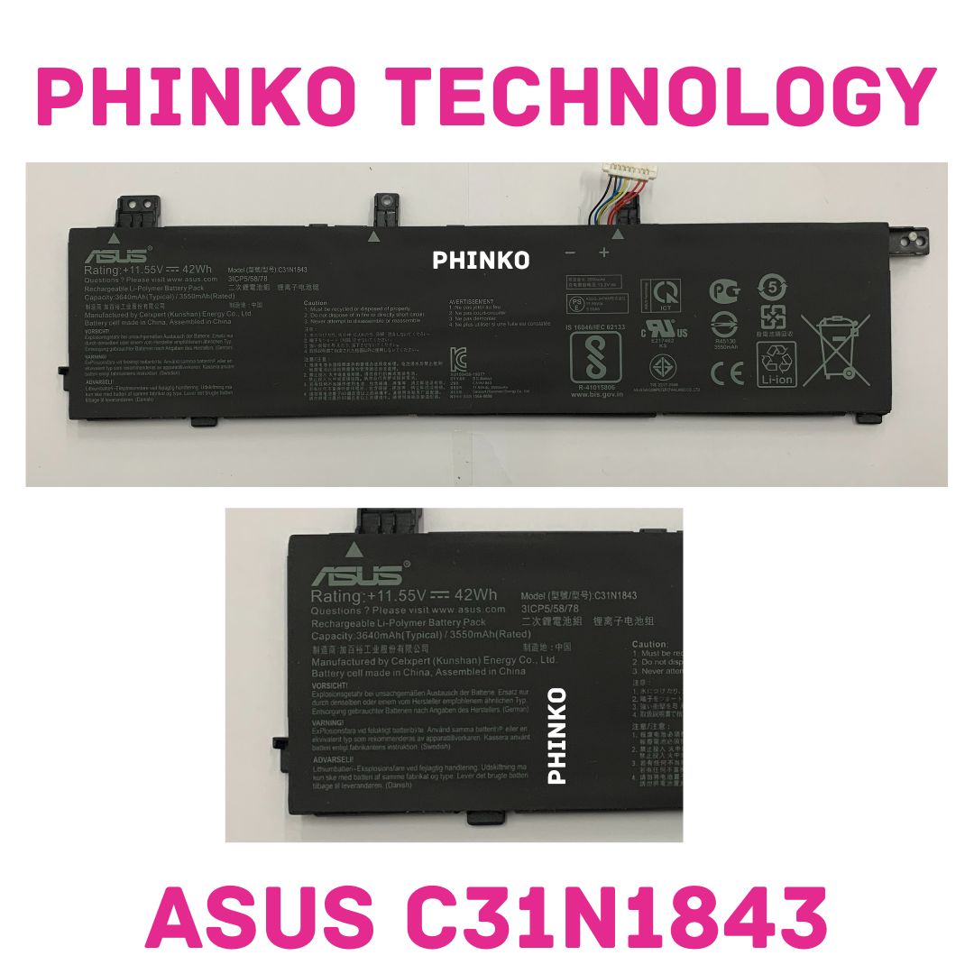 Battery C31N1843 For ASUS VivoBook S14 S432FA S432FL S15 S532FA S532FL