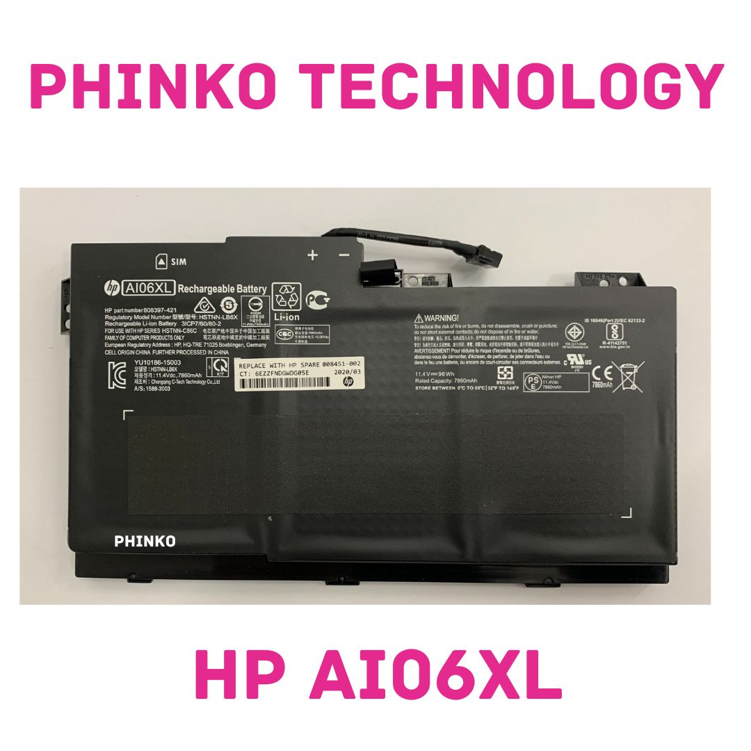 NEW Genuine AI06XL Battery for HP ZBook 17 G3 808451-001 HSTNN-C86C HSTNN-LB6X