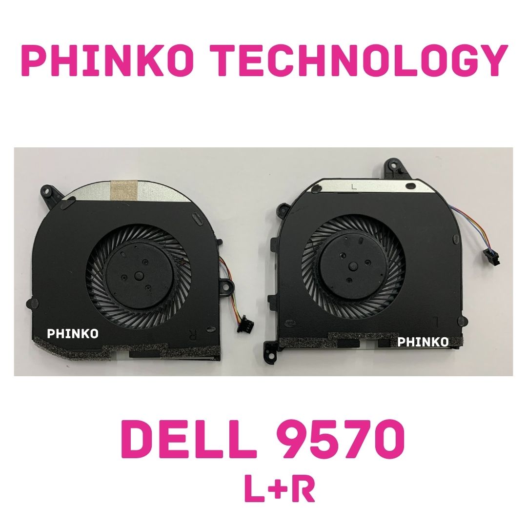 Fan CPU+GPU Cooling for Dell XPS 15-9570 P56F002 15-7590 P56F003 Precision 5540