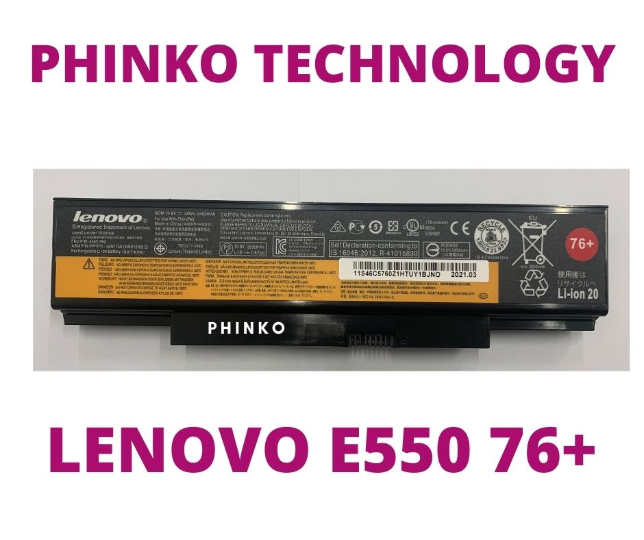 76+ 45N1759 45N1760 45N1762 Battery LENOVO ThinkPad E550 E555 E560