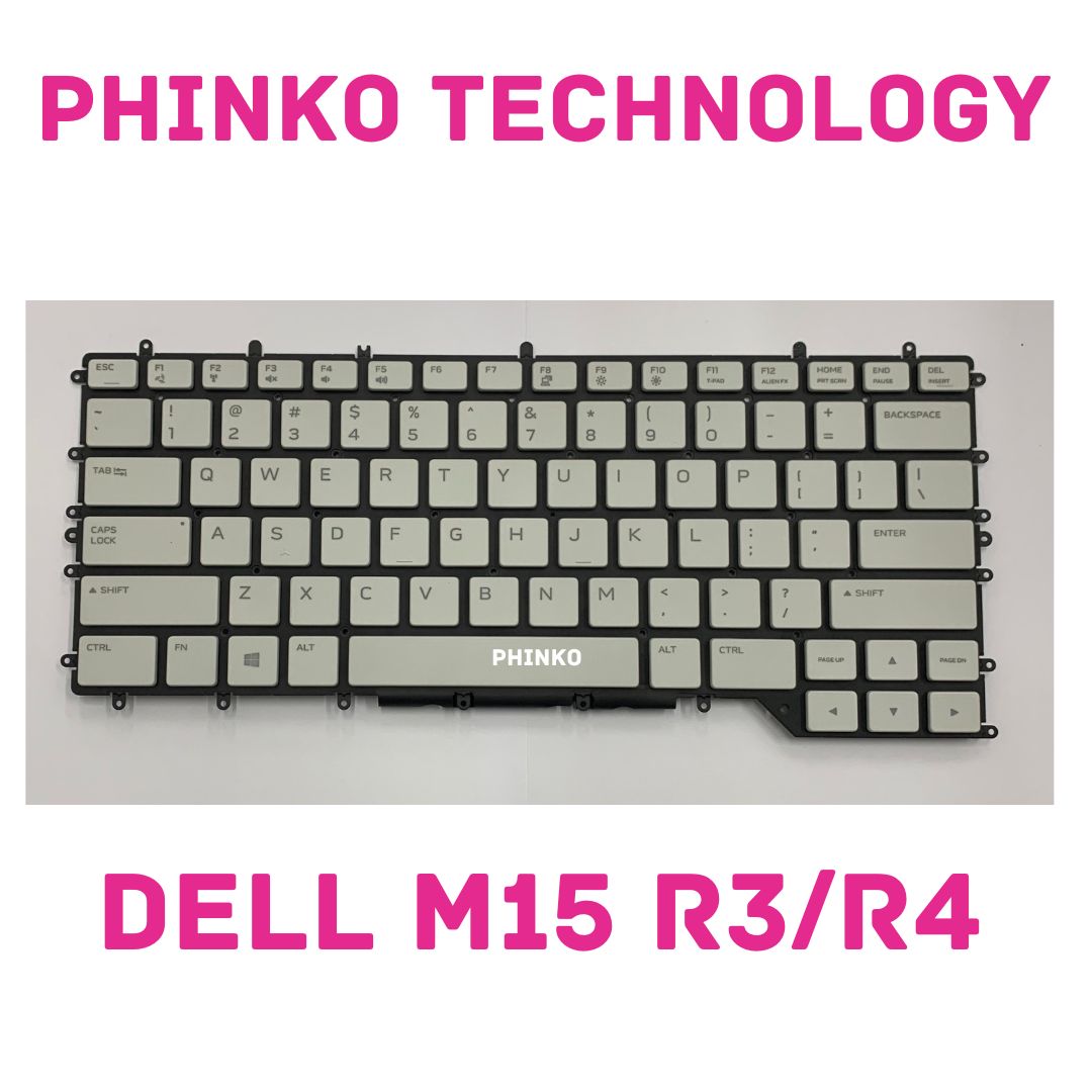 0T86P3 FOR DELL Alienware M15 R3 M15 R4 Backlit Laptop Keyboard Assembly T86P3