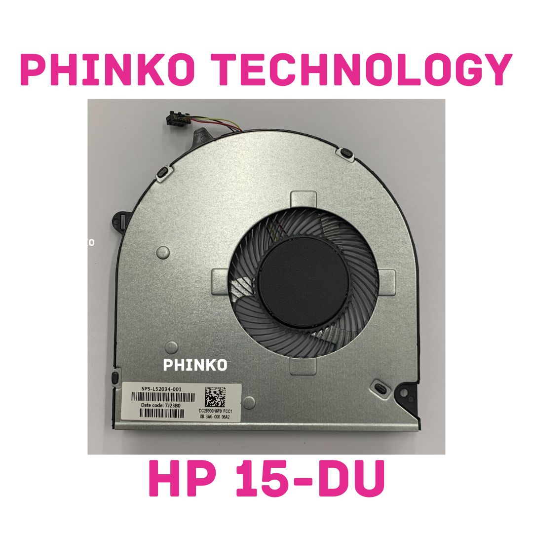 New Genuine CPU Cooling Fan for HP Pavilion 15-DU 15s-DU 15s-DY 15-DW L52034-001