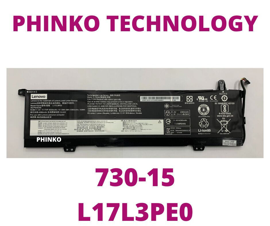 NEW Original L17L3PE0 L17C3PE0 Battery for Lenovo Yoga 730-15IKB 730-15IWL
