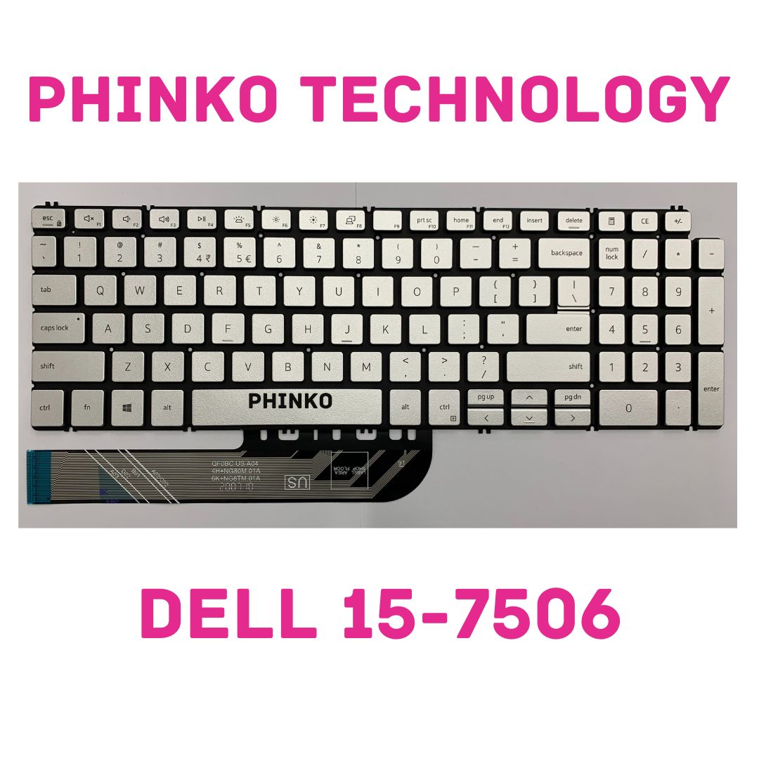 New US Keyboard for Dell Inspiron 15-7506 P97F 7501 7591 17-7706/7791 2n1 laptop