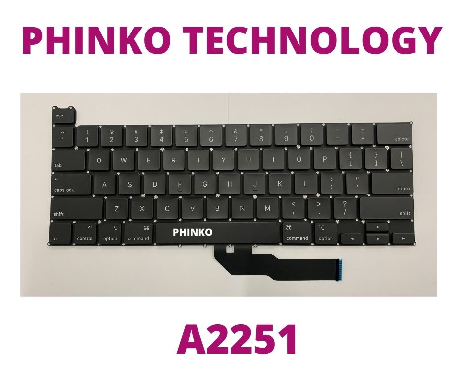 NEW Keyboard (US ENGLISH) FOR MACBOOK PRO RETINA 13" A2251 (early 2020)