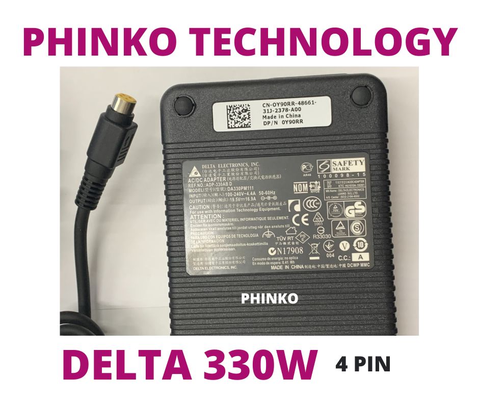 Delta 330W 19.5V 16.9A AC Adapter AC/DC FOR MSI GT80 GT75 4PIN