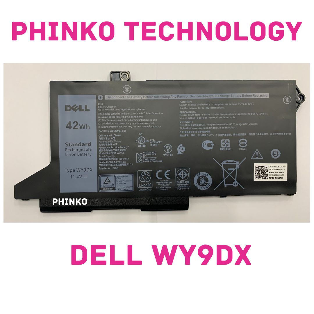 42Wh WY9DX Battery For Dell Latitude 14 5420 15 5520 3560 Precision 15 3560