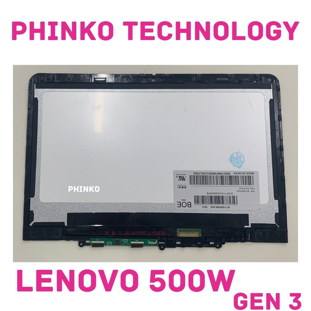 NEW LCD Display Touch Screen Digitizer Assembly for Lenovo 500w Gen 3 5M11C85595