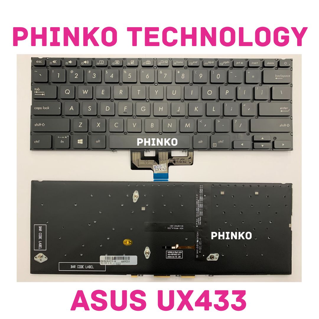 Keyboard for ASUS UX433 UX433F UX433FN UX434 Deluxe13 U4300F