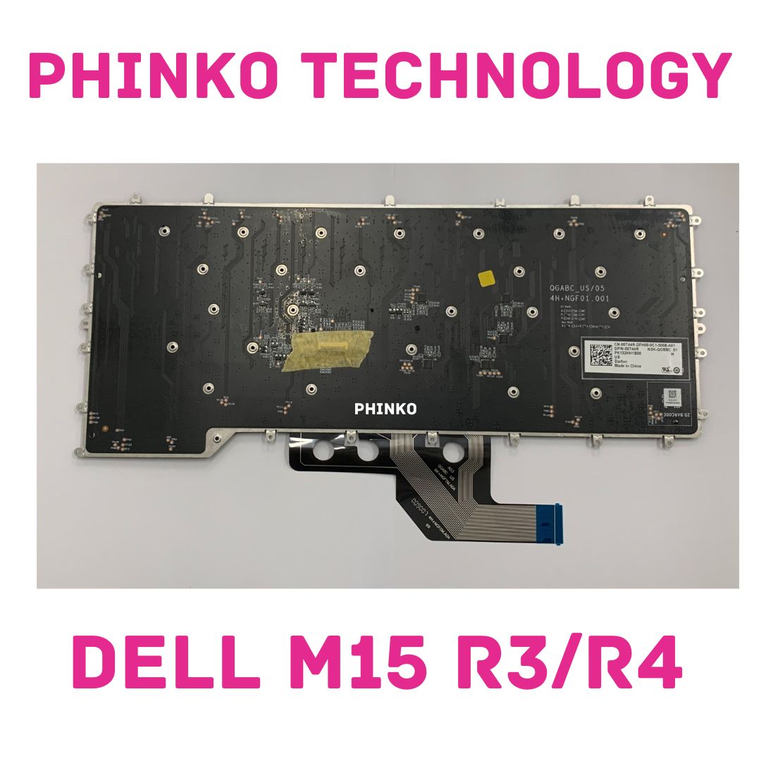 0T86P3 FOR DELL Alienware M15 R3 M15 R4 Backlit Laptop Keyboard Assembly T86P3