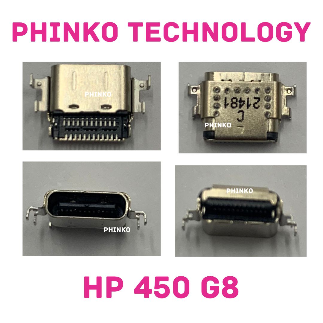 Type-C USB Jack Data Charging Port For HP Probook 450 G8 DC IN Power Socket