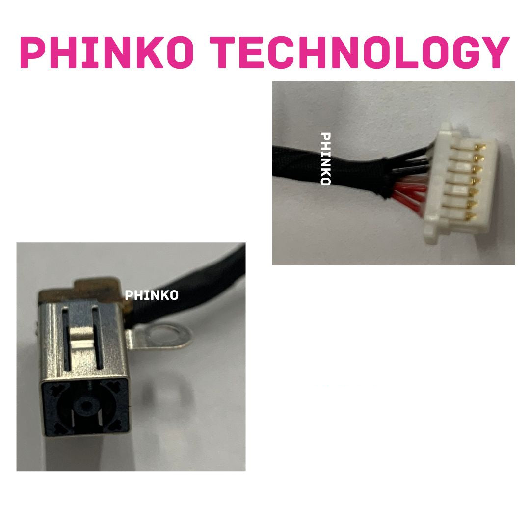 DC Jack Power Socket Cable HP Laptop 15-FD 15-FC 250 255 G10 TPN-Q286 TPN-Q287