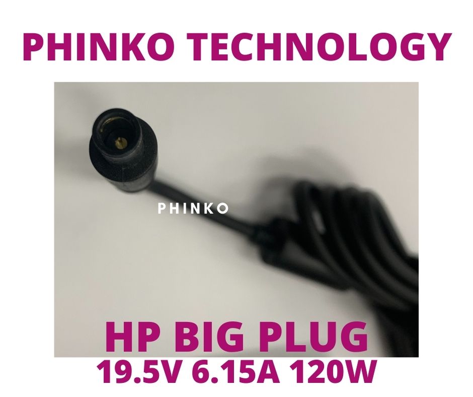 120W 19.5V 6.15A 4.5*3.0 Power Adapter for HP Envy BIG PLUG 15 15-j015tx