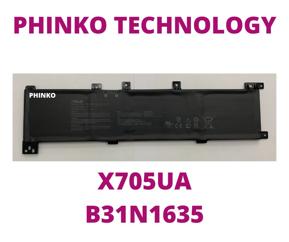 B31N1635 Battery for Asus X705NA X705NC X705UA X705UV N705UD N705UN 42WH