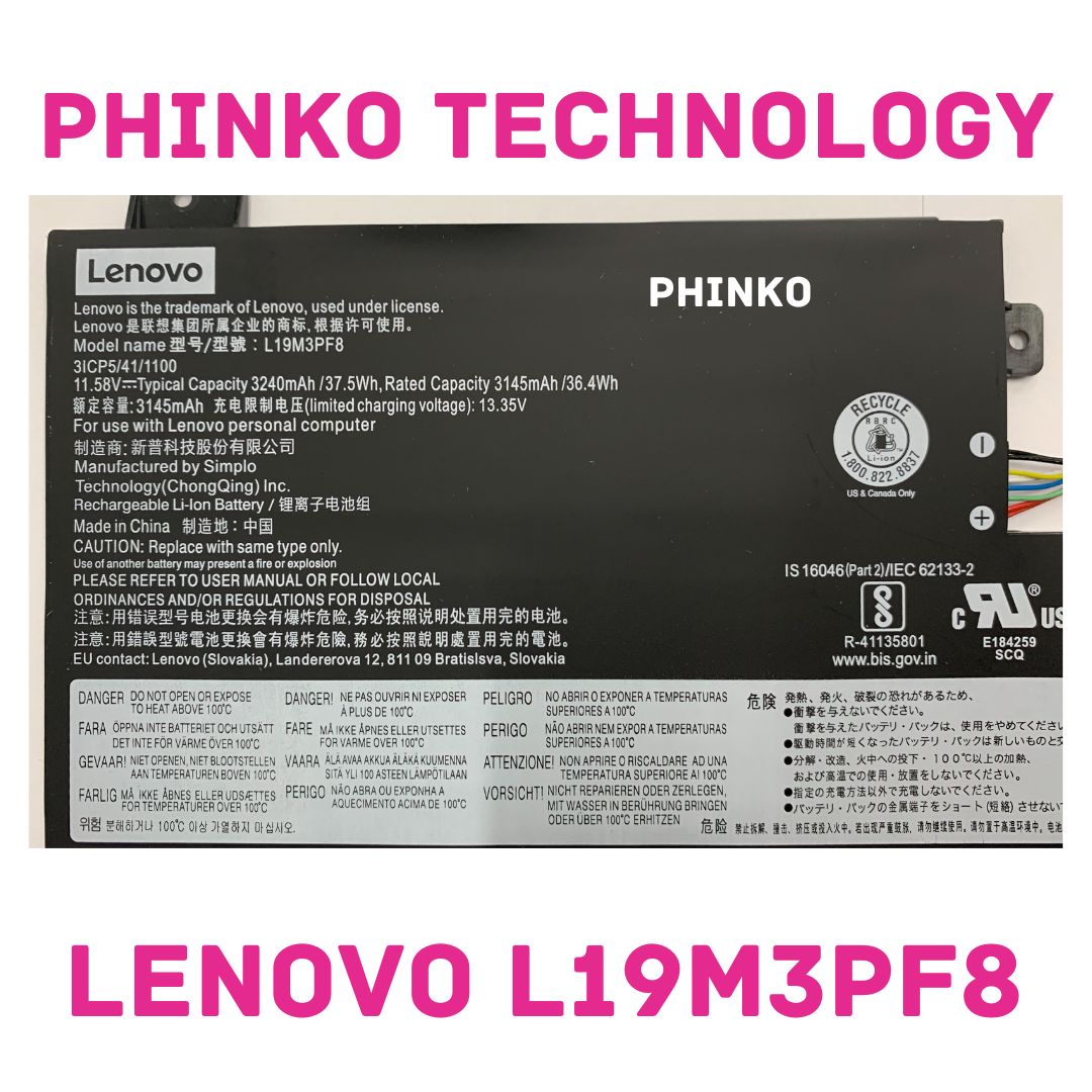 New Genuine L19M3PF8 L19C3PF8 Battery for Lenovo IdeaPad Flex 3-11IGL05