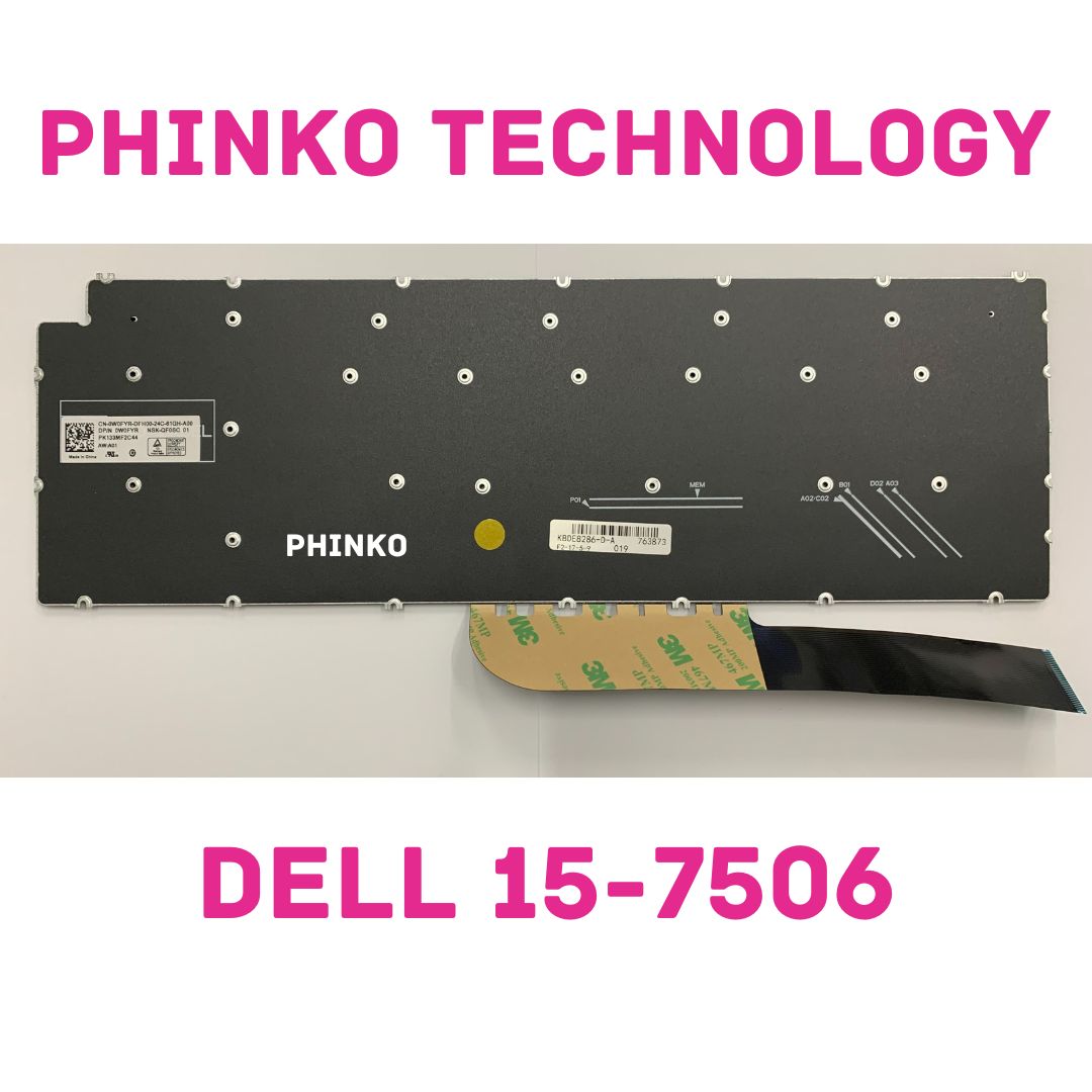 New US Keyboard for Dell Inspiron 15-7506 P97F 7501 7591 17-7706/7791 2n1 laptop