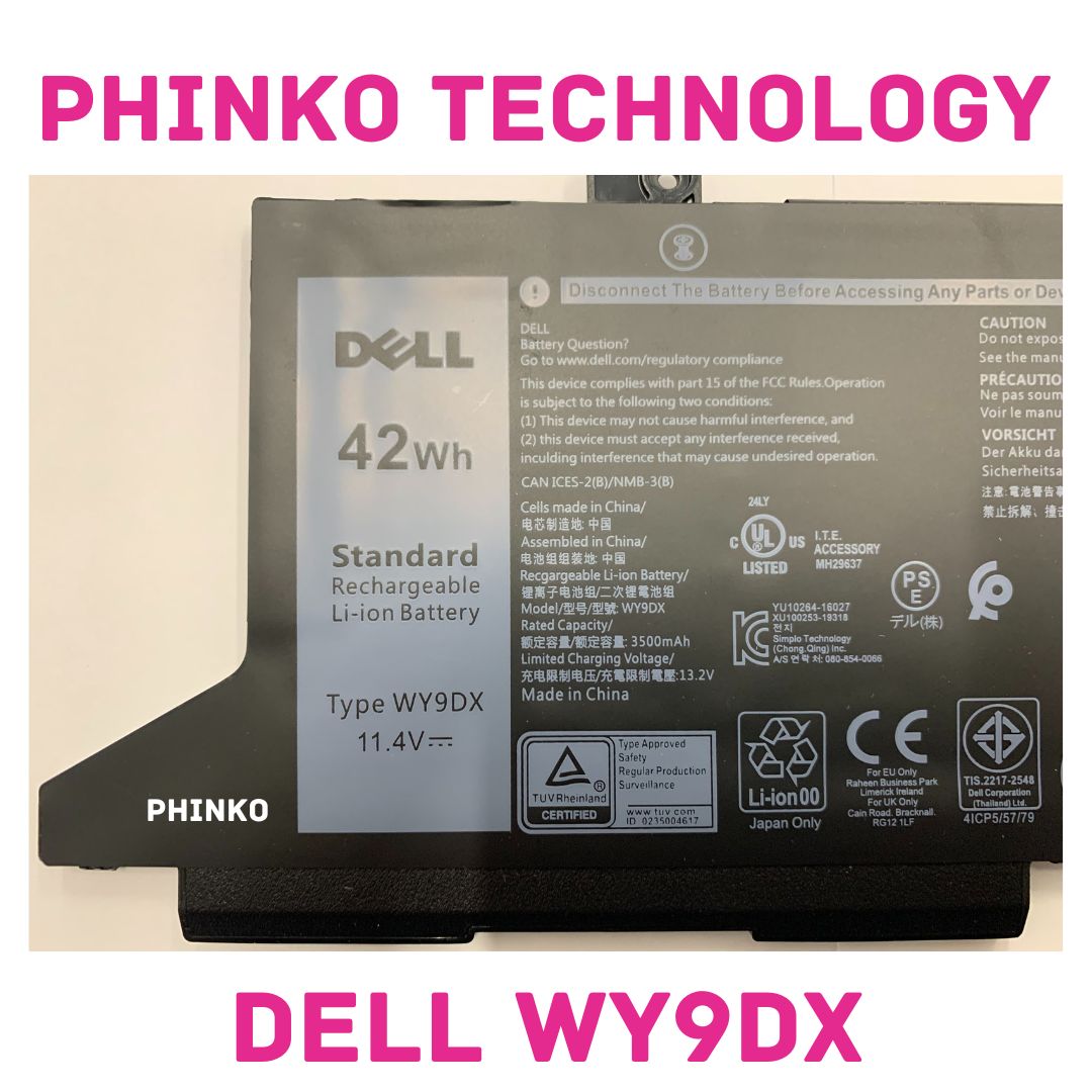 42Wh WY9DX Battery For Dell Latitude 14 5420 15 5520 3560 Precision 15 3560
