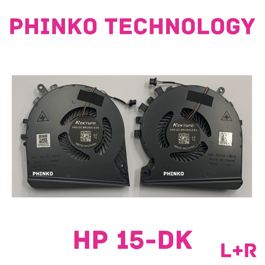 NEW CPU & GPU Cooling Fan For HP Pavilion Gaming 15-DK 15-DK0068WM L57170-001