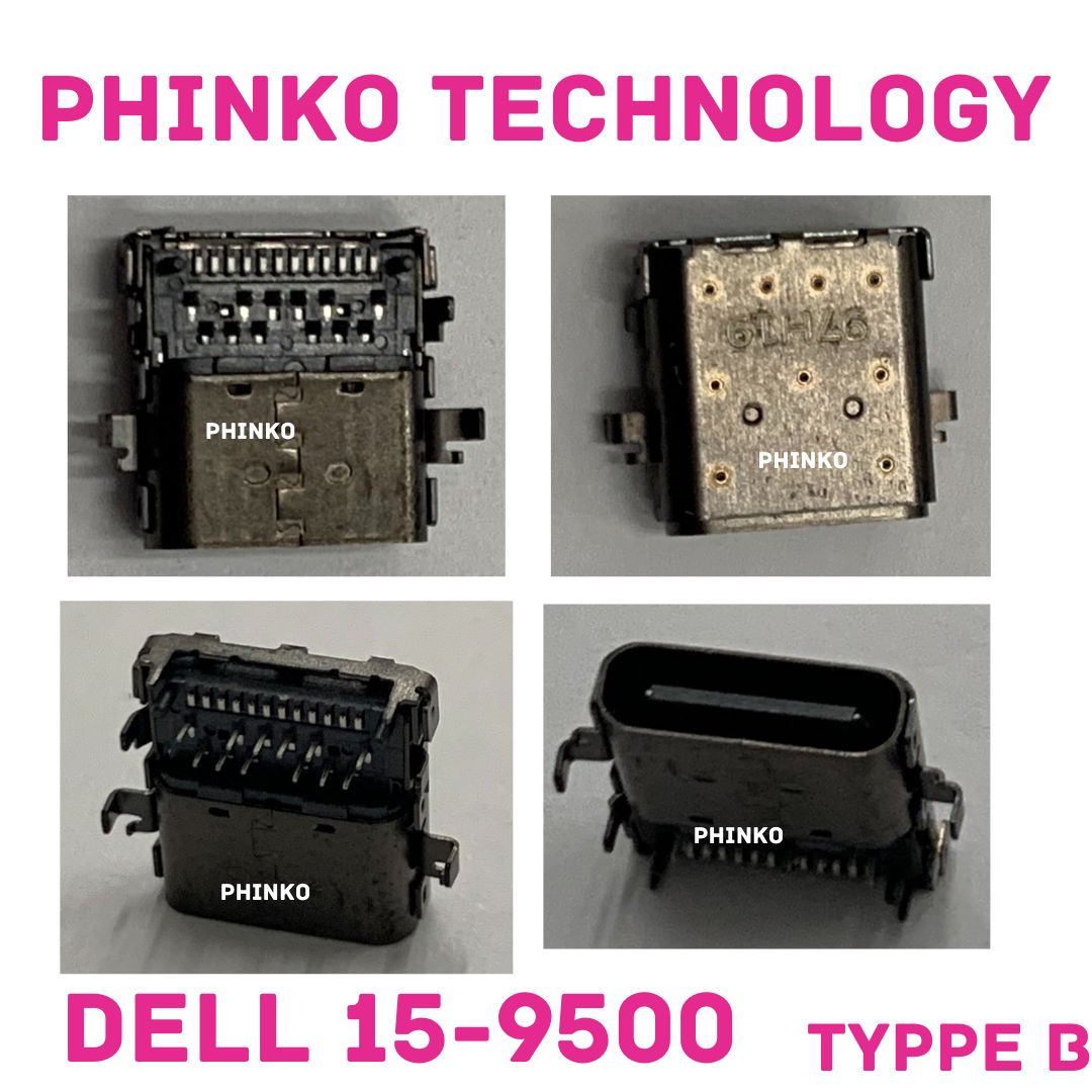 USB-C DC Jack Charging Port Socket For Dell XPS 15 9500 9510 P91F TYPE B