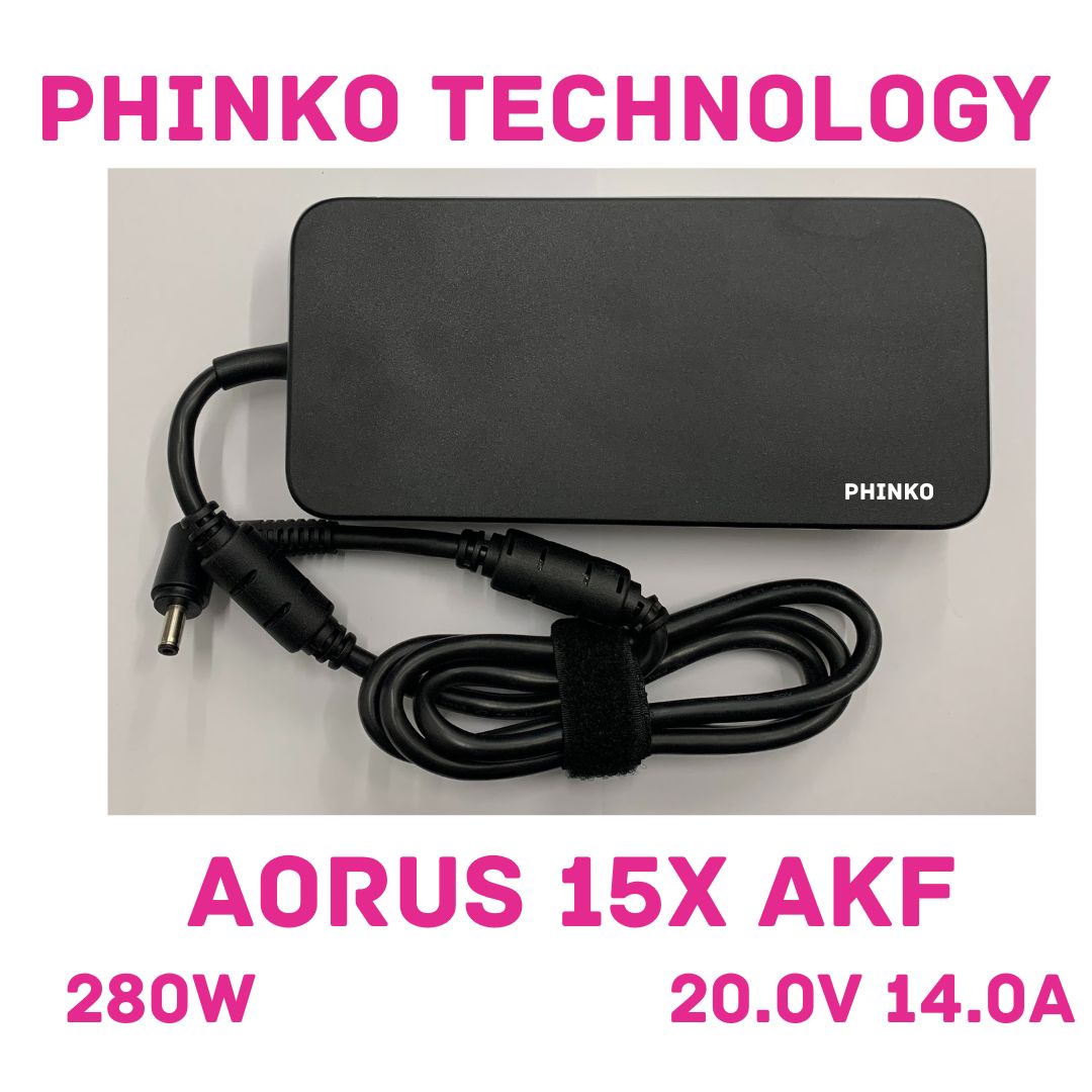 280W AORUS 15X AKF charger 20V 14A 5.5mm*2.5mm