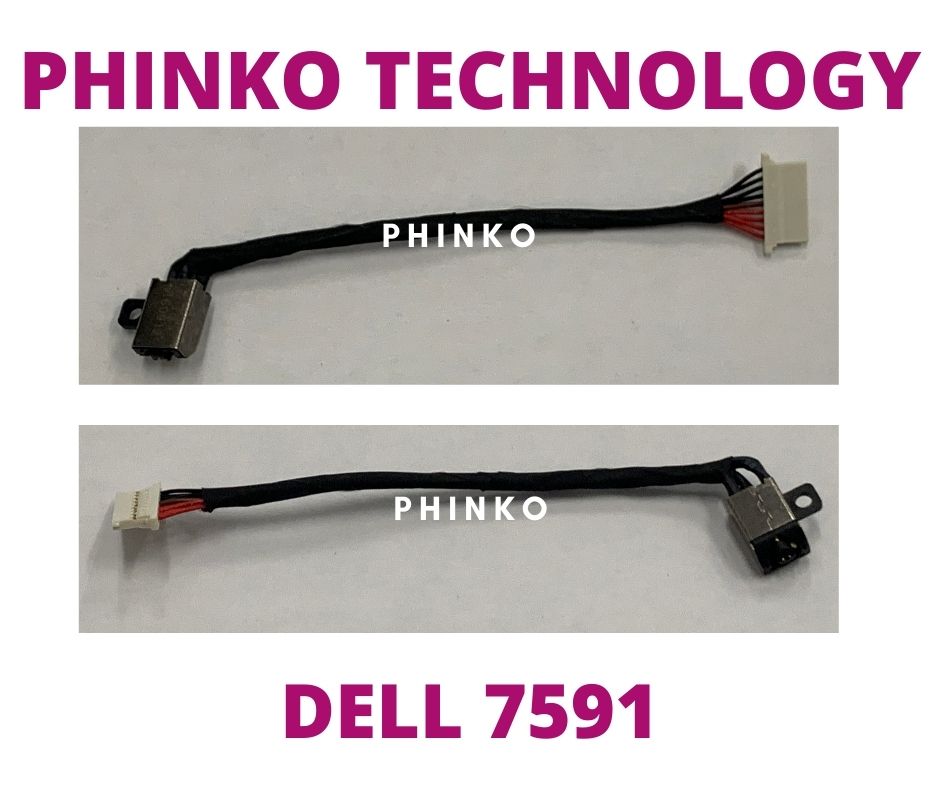 FOR Dell Inspiron 15 7590 7591 P83F P83F001 DC IN POWER JACK SOCKET CABLE