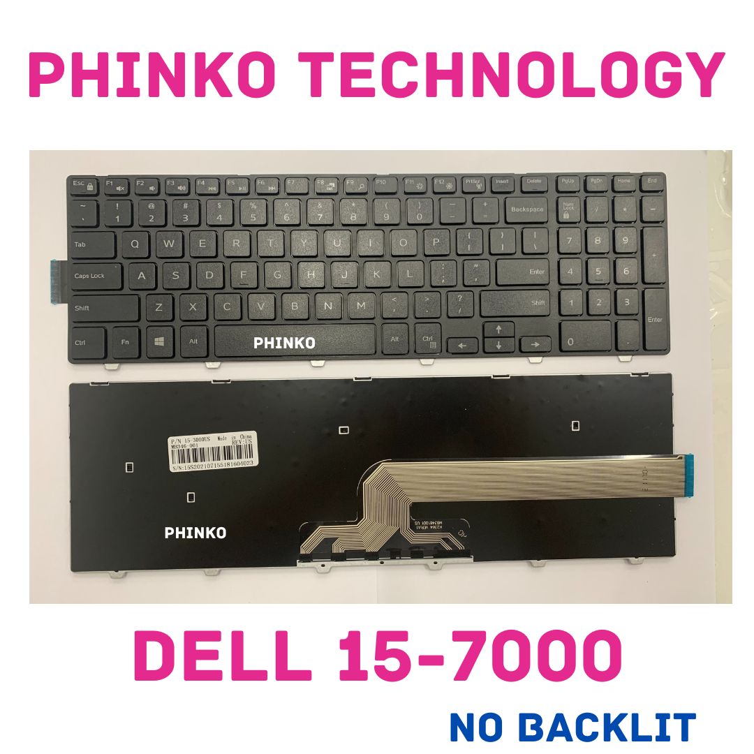US Keyboard For Dell Inspiron 15 7000 15-7566 15-7567 15-7577 17 3000 17-3585