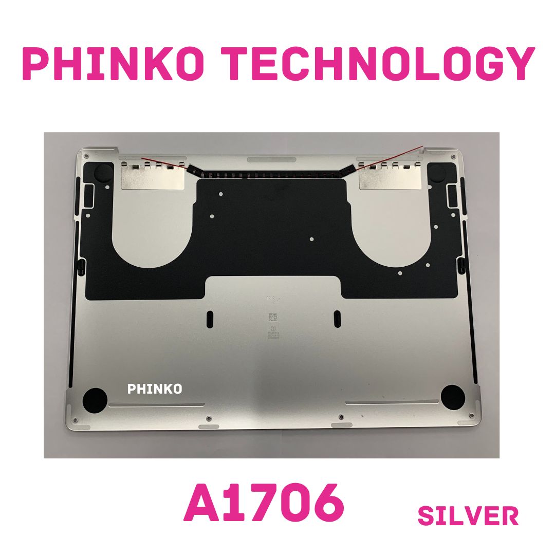 NEW Bottom Case Cover for Apple MacBook Pro A1706 13" 2017 SILVER