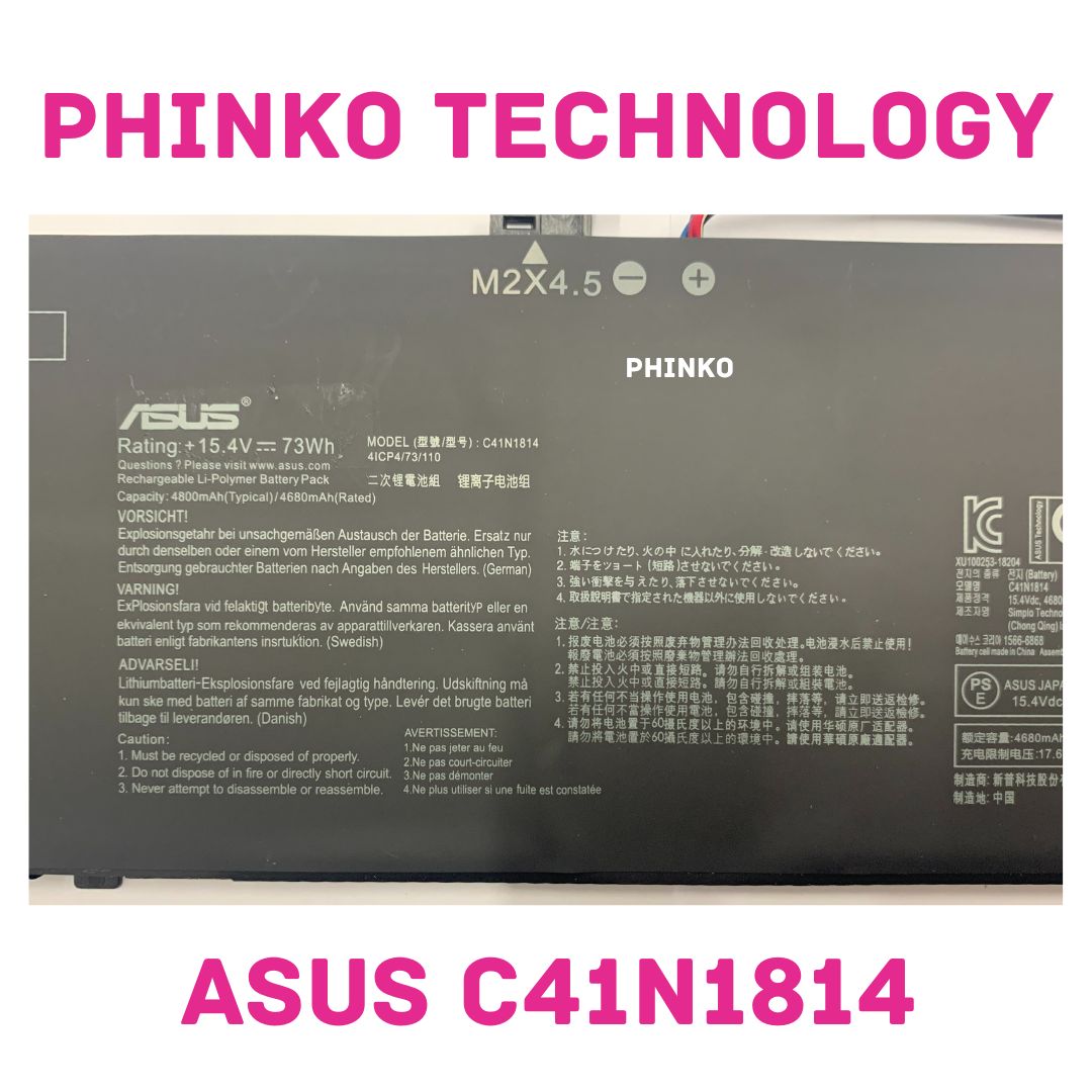 NEW Genuine 15.4V C41N1814 battery for ASUS ZenBook 15 UX533F UX533FN UX533FD