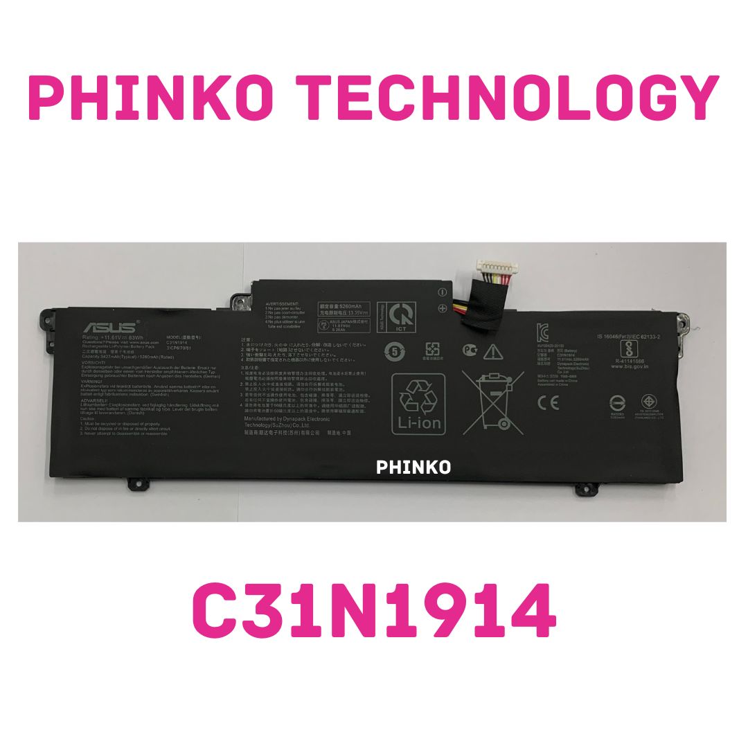 C31N1914 OEM Battery for Asus ZenBook 14 UX435EA UX435EAL UX435EGL