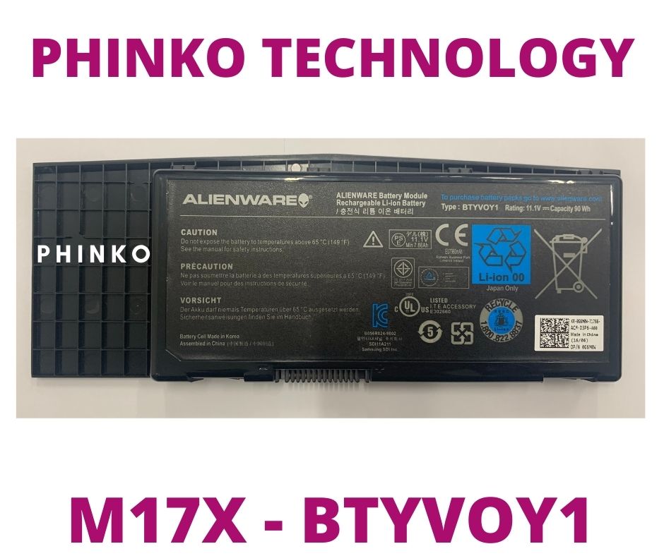 BTYVOY1 BTYV0Y1 Battery for Dell Alienware M17x R3 R4 C0C5M 7XC9N 318-0397 5WP5W