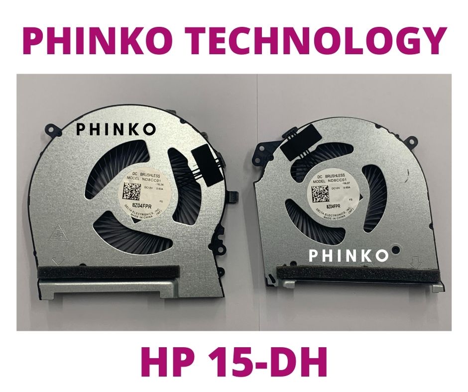 CPU GPU Cooling Fan for HP OMEN 15-DH TPN-C143 L64445-001