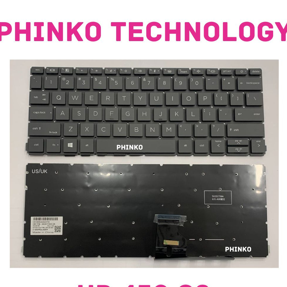 Backlit US Keyboard For HP PROBOOK 430 G8 435 435R G8 ZHAN 66 PRO 13 G4 G5