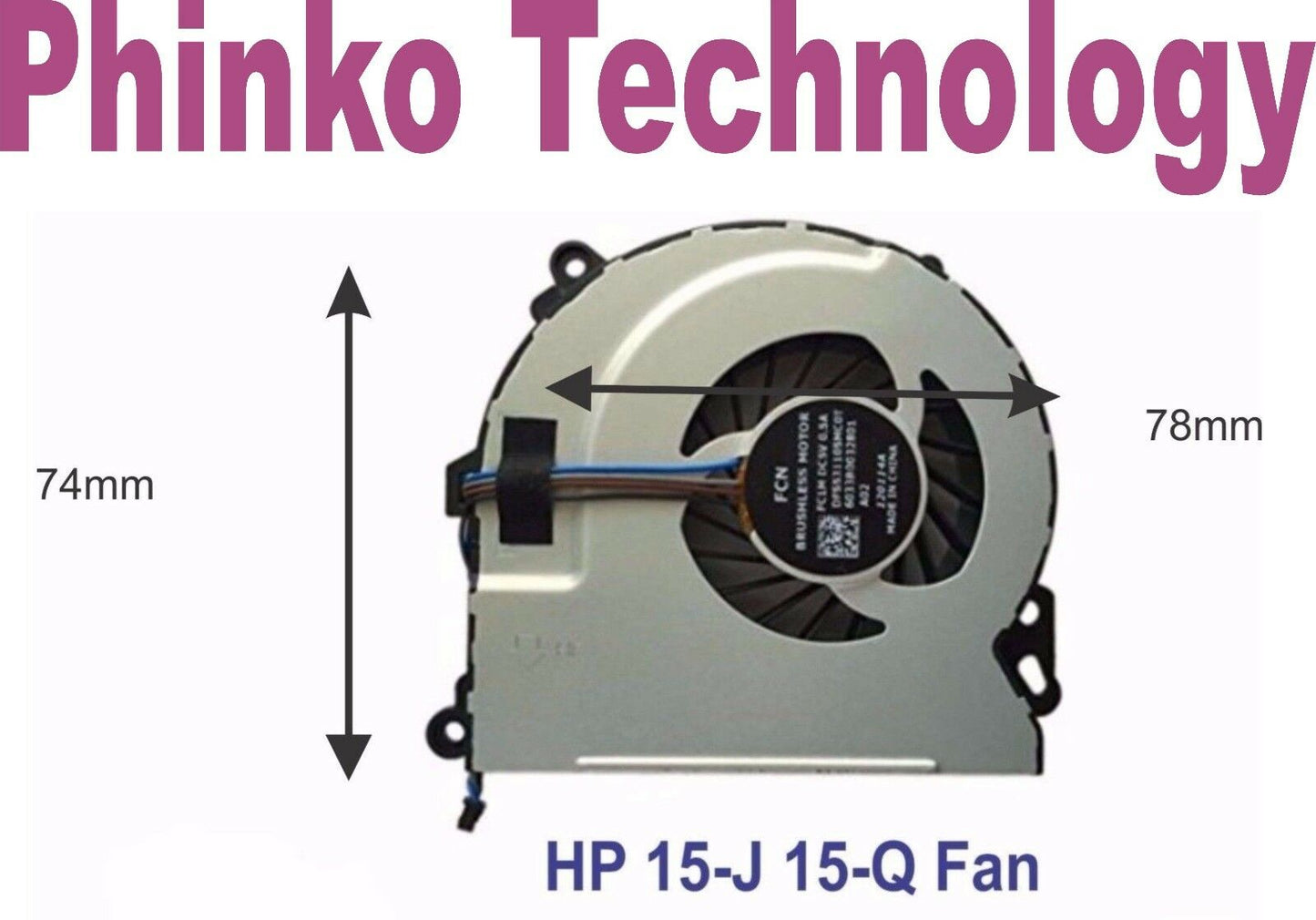 Brand NEW CPU Cooling Fan For HP Envy 15-J 15-Q 17-J Laptop